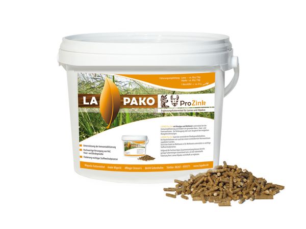 Lapako Pro Zink Alpakafutter